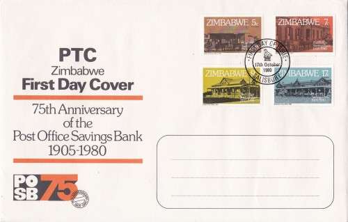 Post office Savings Bank Zimbabwe FDC