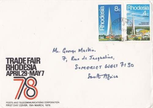 Trade Fair Rhodesia FDC