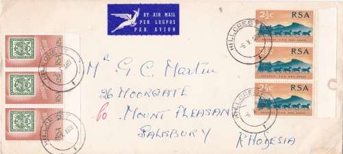 Salisbury Rhodesia Post Letter