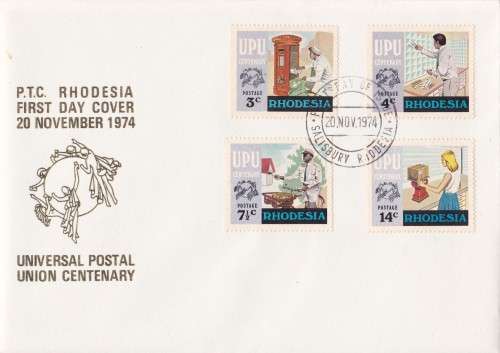 Universal Postal Union Centenary Rhodesia