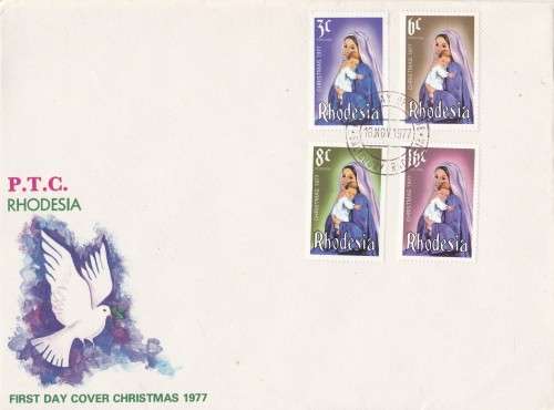 Christmas Rhodesia FDC