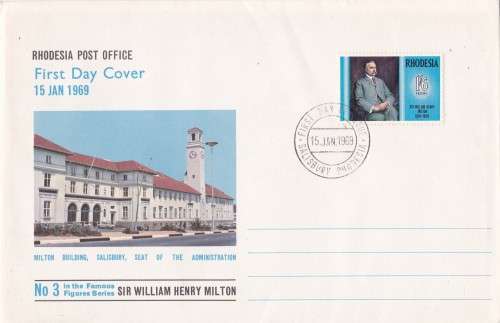 Sir William Henry Milton Rhodesia FDC