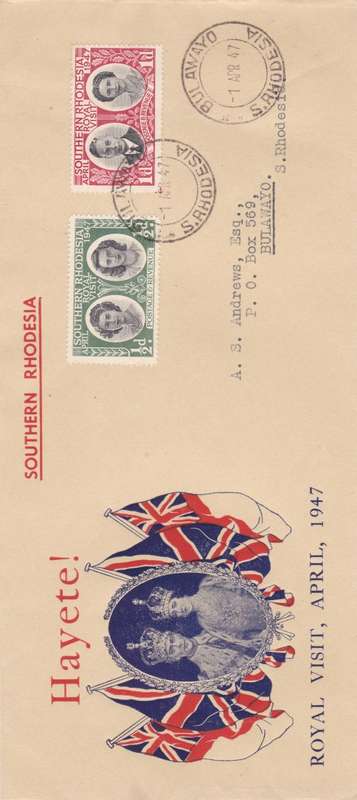 Hayete Royal Visit Bulawayo Rhodesia