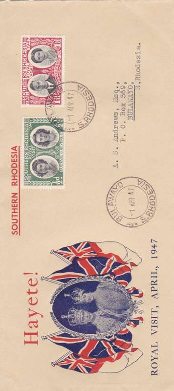 Hayete Royal Visit Bulawayo Rhodesia