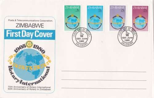 Rotary International Zimbabwe FDC