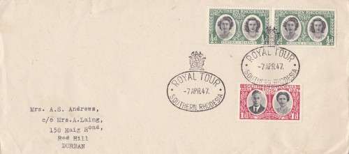 Royal Tour Southern Rhodesia Letter