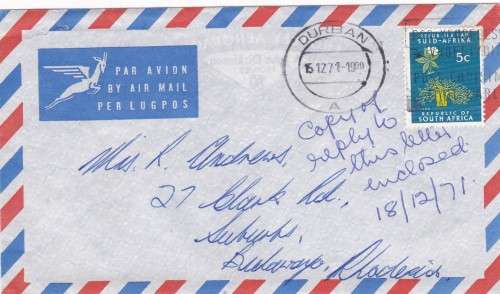 South Africa Air Mail
