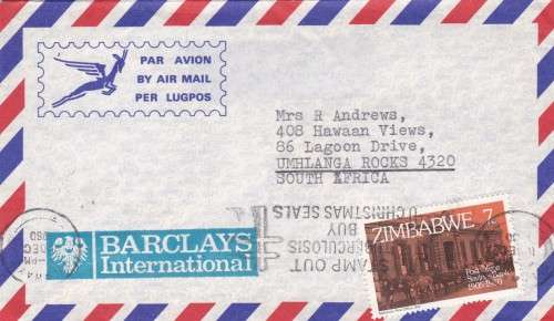 Zimbabwe Air Mail