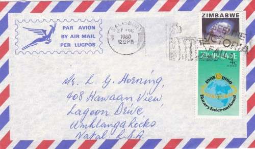 Zimbabwe Air Mail