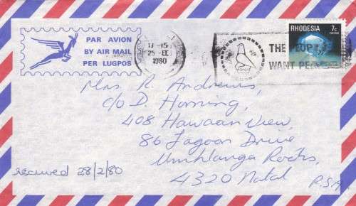 Rhodesia Airmail