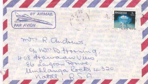 Rhodesia Airmail