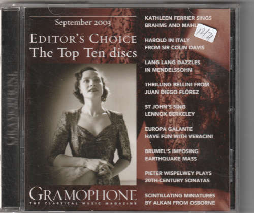Gramophone Editors Choice The Top Ten Discs