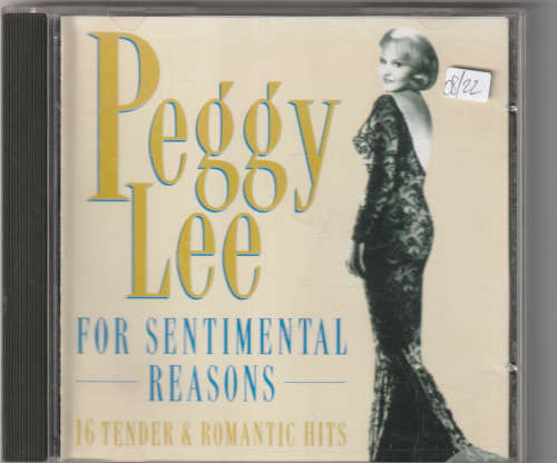 Peggy Lee For Sentimental Reasons
