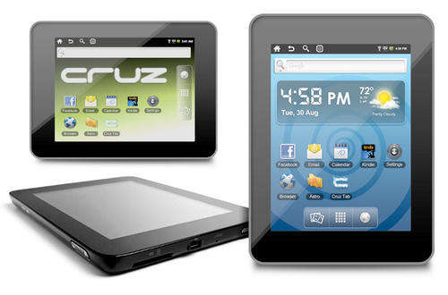 CRUZ 7" ANDROID TABLET WITH PRE-INSTALLED KINDLE + FREE POUCH!!!