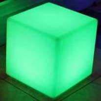 Outdoor Furniture - LED Furniture : 40x40x40cm cube seat - table or atmosphere light