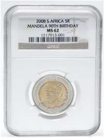 *** Mandela 90th ngc grade MS62 ***