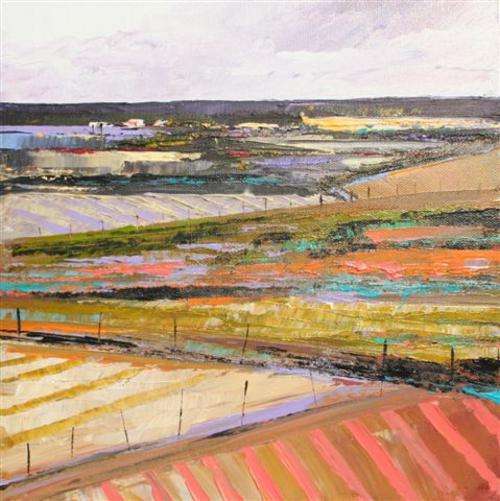 PALETTE KNIFE LANDSCAPE BY RICK BECKER