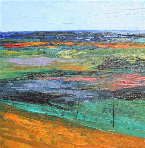 PALETTE KNIFE LANDSCAPE BY RICK BECKER