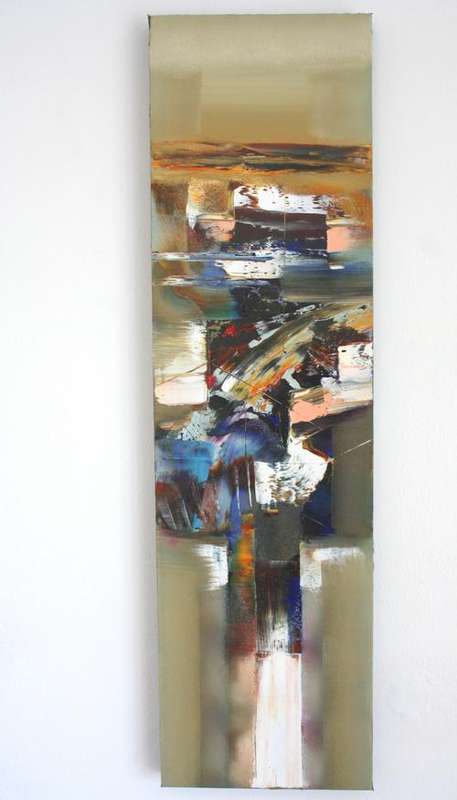 STUNNING ABSTRACT PANEL BY RICK BECKER
