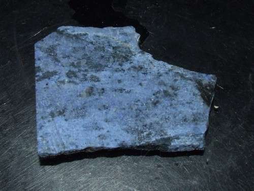 Dumortierite slab