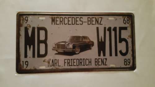 Mercedes Benz Tin Sign
