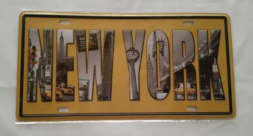 New York Tin Sign