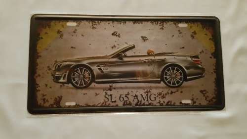 SL 65 AMG Tin Sign