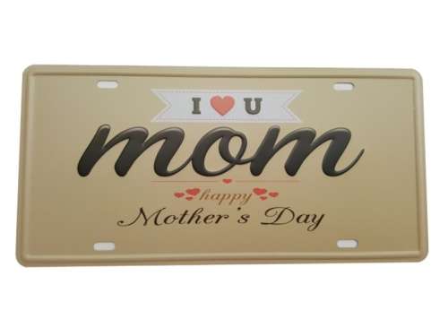 I love Mom Tin Sign