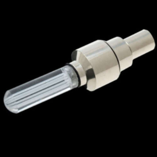 Fireflys Blue LED Flash Valve Cap for Bicycle or Car - Pack of 2
