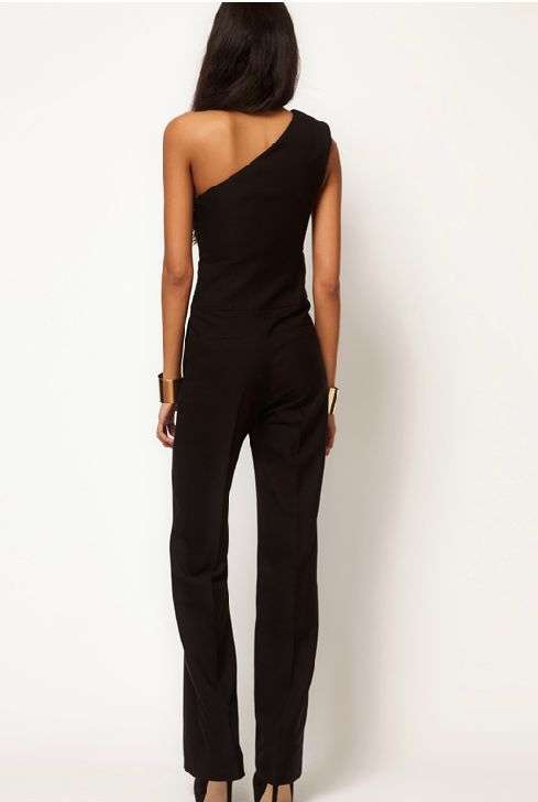 JUMPSUITS/JUMPSUIT/STYLISH JUMPSUIT/SLEEVELESS JUMPSUIT/BLACK JUMPSUIT