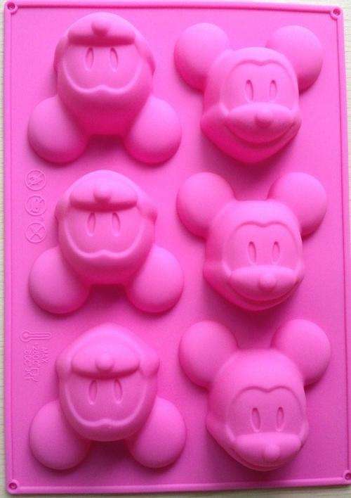 MICKEY MOUSE - CUPCAKE - MUFFIN - JELLY - CLAY - SILICONE MOULD