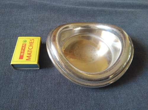 Silver Plated Sigaret Ass Tray (faded )
