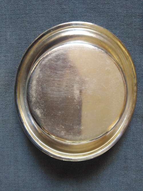 Silver Plated Sigaret Ass Tray (faded )