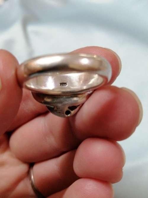 Beautiful 925 Sterling Silver Rose Ring 6gram