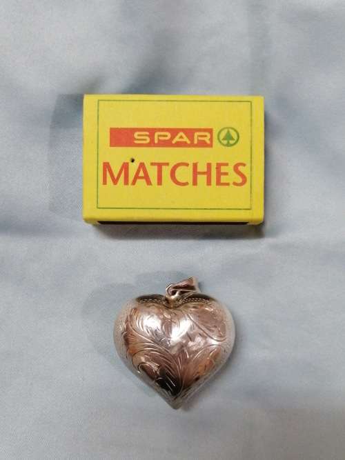 Beautiful 925 Sterling Silver Heart Pendant