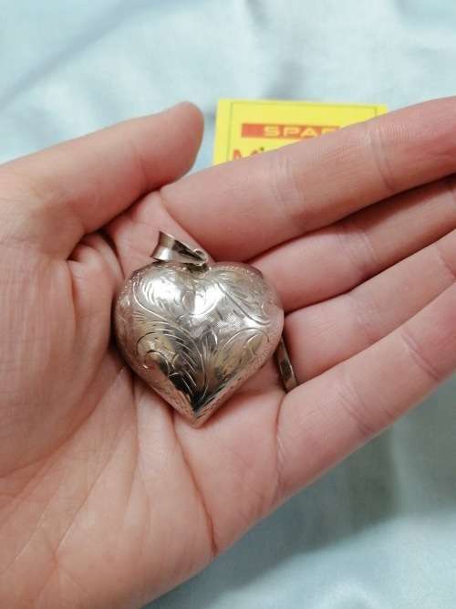 Beautiful 925 Sterling Silver Heart Pendant