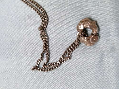Pisces Fish Yin Yang 925 Silver Necklace