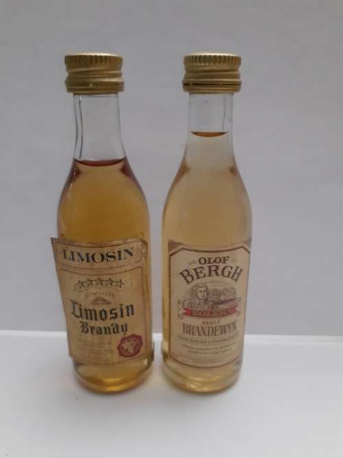 Miniature Limosin Brandy and Olof Bergh Brandewyn 50ml