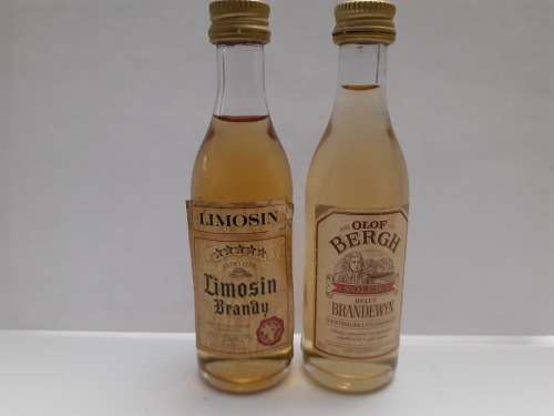 Miniature Limosin Brandy and Olof Bergh Brandewyn 50ml