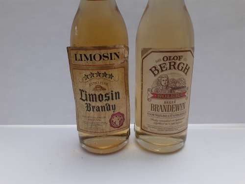Miniature Limosin Brandy and Olof Bergh Brandewyn 50ml