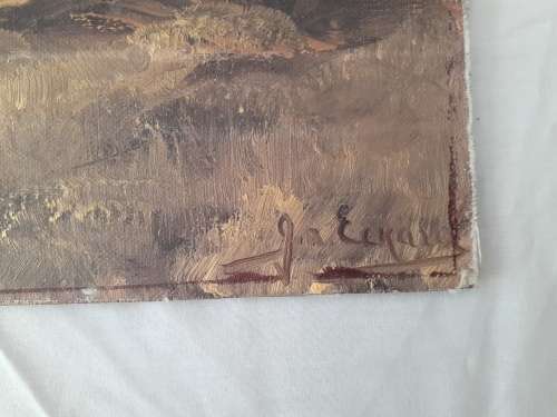 Beautiful oil Painting  35cm by 56cm Unframed