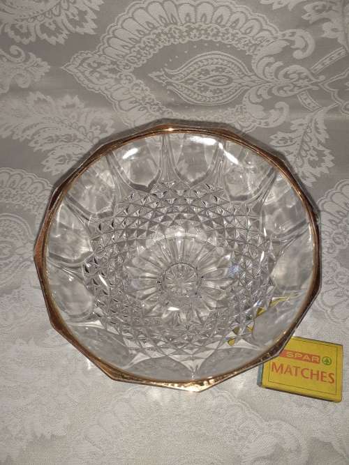 Stunning Crystal Vintage Jewelry bowl