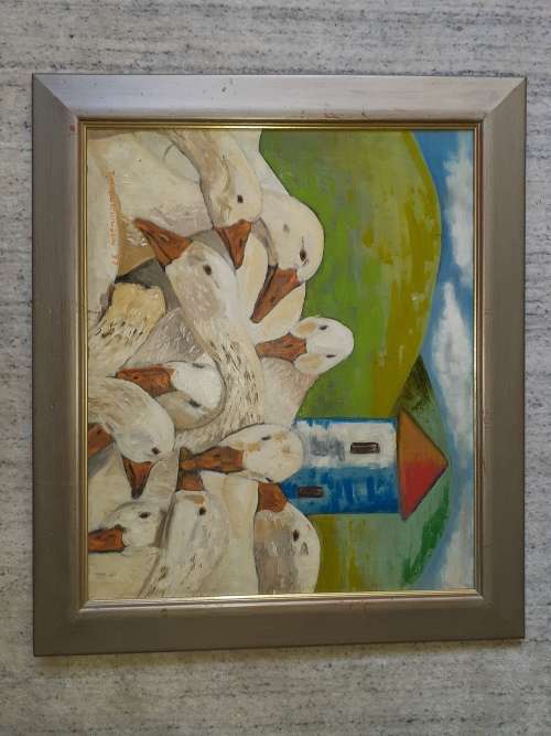 Beautiful Tim Hutchinson 97 Painting framed