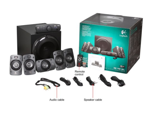 Logitech Z906 5.1 Channel Surround Sound THX Certified Premium Speaker System(Supplier Display Unit)