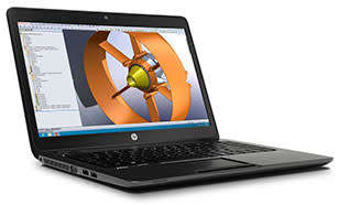 HP ZBook 14 i5vPro 12GB Ram 1TB SSHD Full HD AMD FirePro LED Keyboard Win 10 Office 2016 Bag & Mouse
