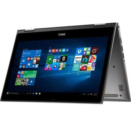Dell Inspiron Hybrid Laptop/Tablet Full HD Touch Quad Core 7th Gen SSHD LED KB Office 2016 Bag/Mouse