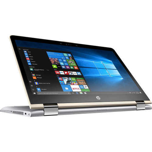 HP Pavilion x360 Touch Gold Limited Edition 8th Gen 256GB SSD 11hr Battery LED Keys USBC Office 2019