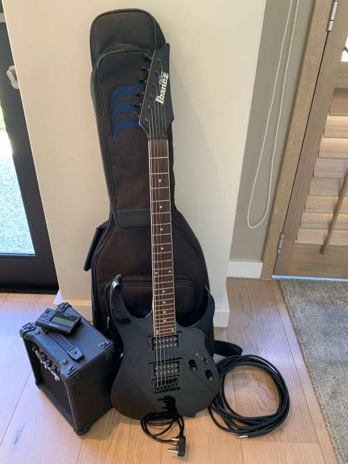 Ibanez GIO Guitar & Case + Ephiphone EA-10Watt Amp & Cable