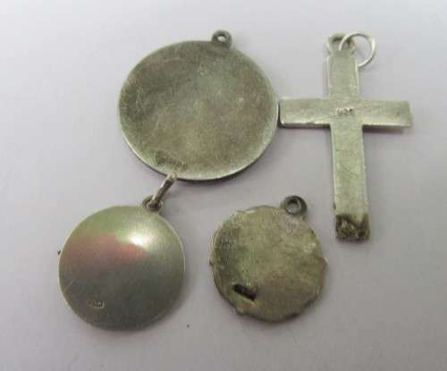 COLLECTION 18 MIXED STERLING SILVER PENDANTS/RINGS/OTHER~IDEAL FOR SELLER/DEALER~LOW COST