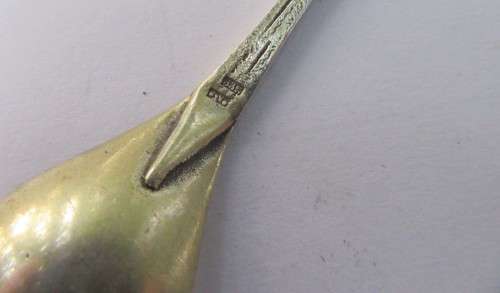 COLLECTION ASSORTED SILVER SPOONS 87.6g~ALL EXCELLENT CONDITION MARKINGS~BARGAIN!!!!